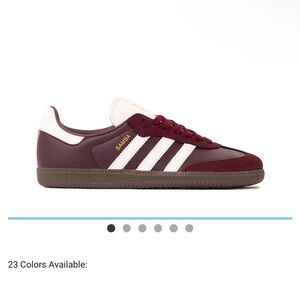 Adidas Women Samba Burgundy 👟